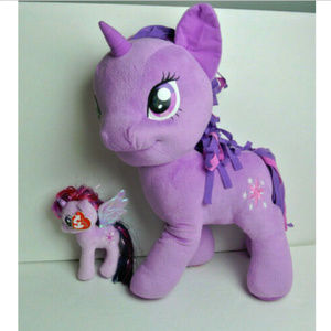 My Little Pony Twilight Sparkle Plushes XL and S